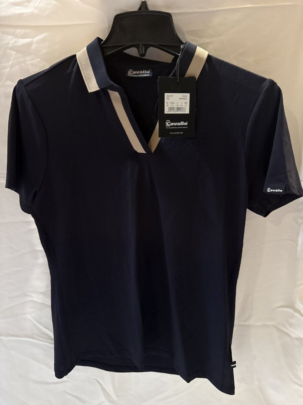 Cavallo DEJA Navy Polo NWT
